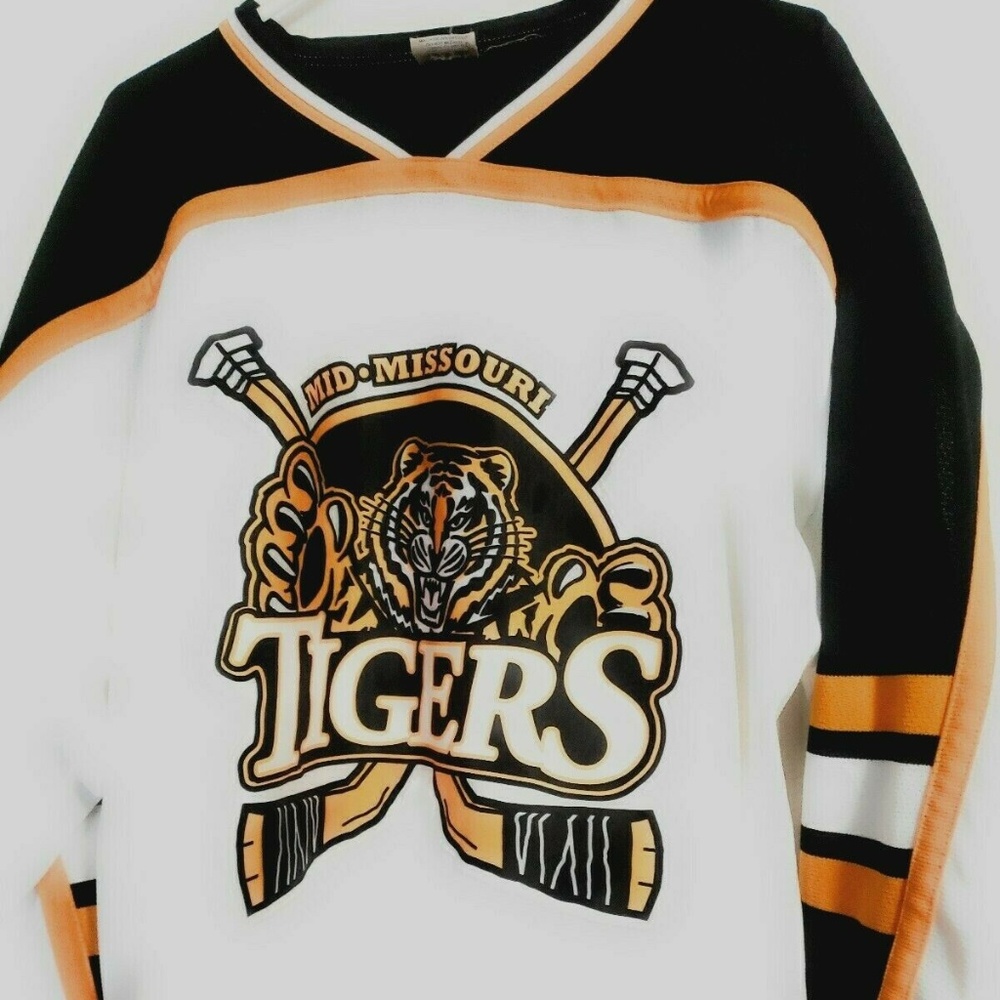Mid Missouri Tigers Men's Hockey Jersey Size XL